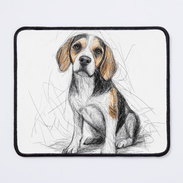 Item preview, Beagle Doggie Illustration designed and sold by Roxane Bay.
