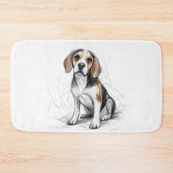 Item preview, Beagle Doggie Illustration designed and sold by Roxane Bay.