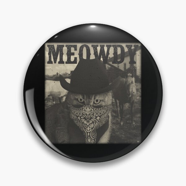 Item preview, Meowdy Vintage Cowboy Cat | Retro Outlaw Bandit designed and sold by stylestitch7tees.