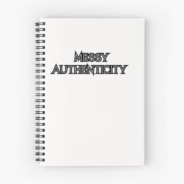 Item preview, MESSY AUTHENTICITY – Bold Black Typography on Soft Pink  designed and sold by KleanGirlAesthetics.