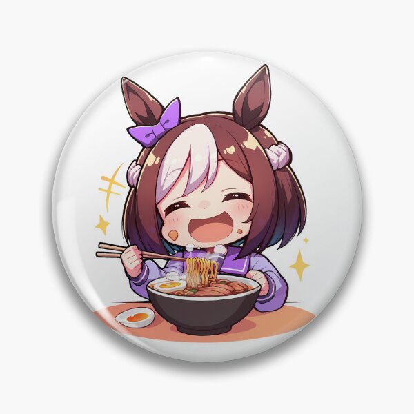 Item preview, Special Week Uma Musume Pretty Derby Kawaii Ramen Happy Chibi designed and sold by mildaclairmo.