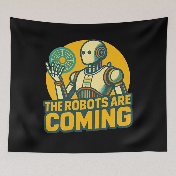 Item preview, Powered by AI Robot Design Futuristic Artificial Intelligence Tech Aesthetic Machine Learning Cyberpunk Graphic designed and sold by TEEJAMBOREE.