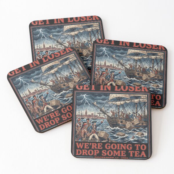 Item preview, Vintage Boston Tea Party Get In Loser 1773 History Humor designed and sold by AdyKurniawan.