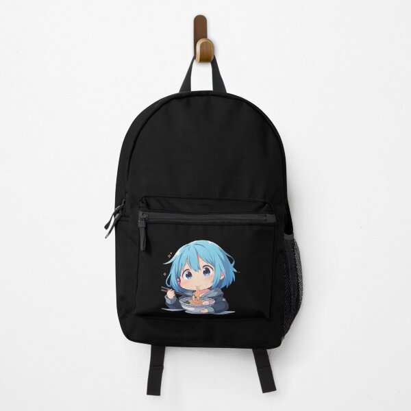 Item preview, Sayaka Miki Magia Record Kawaii Ramen Chibi Blue Slurp Mood designed and sold by mildaclairmo.