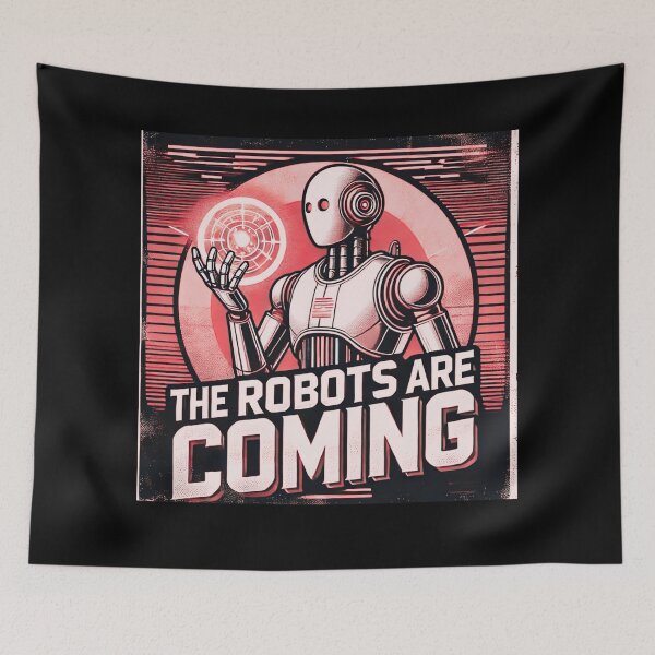 Item preview, Powered by AI Robot Design Futuristic Artificial Intelligence Tech Aesthetic Machine Learning Cyberpunk Graphic designed and sold by TEEJAMBOREE.