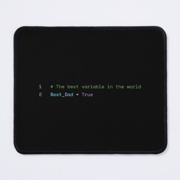 Item preview, Best_Dad = True | Funny Programmer Dad Python Code designed and sold by stylestitch7tees.