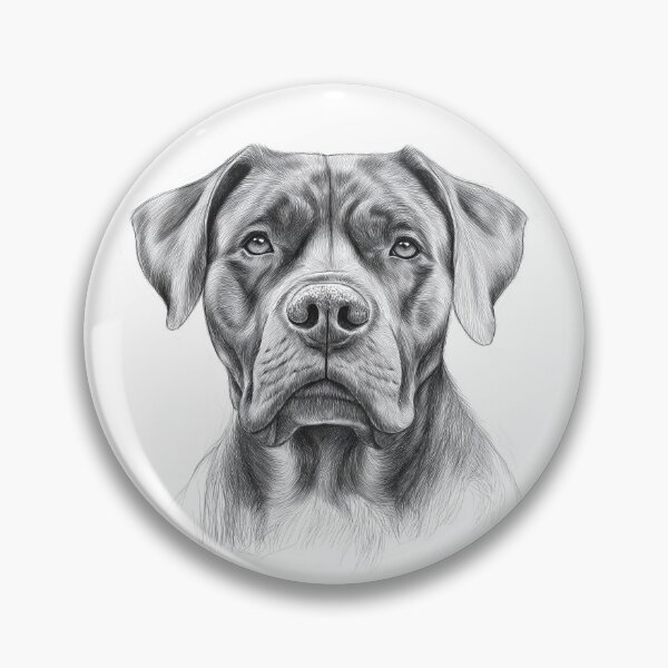 Item preview, Cane Corso Doggie Illustration designed and sold by Roxane Bay.