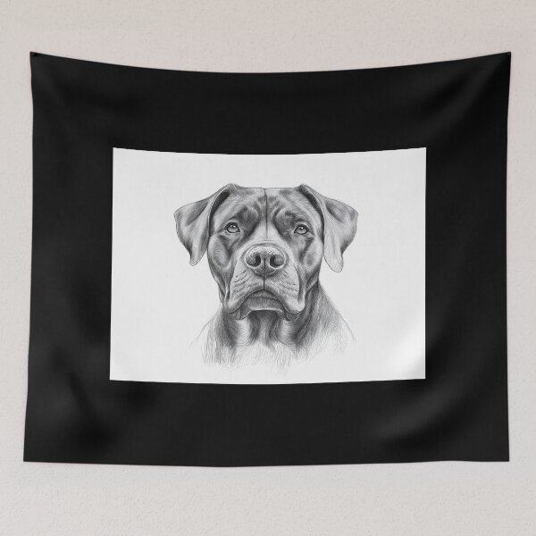 Item preview, Cane Corso Doggie Illustration designed and sold by Roxane Bay.