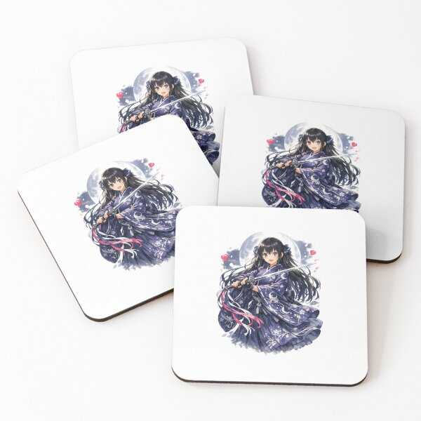 Item preview, Anime-Style Samurai Girl designed and sold by Subina.