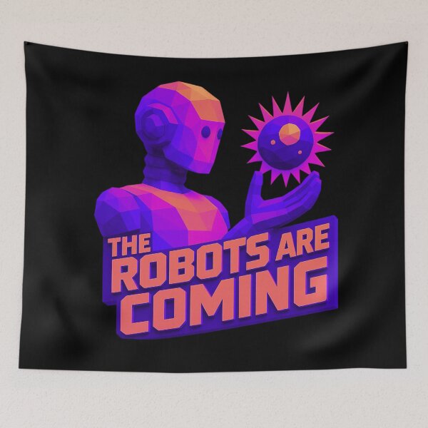 Item preview, Powered by AI Robot Design Futuristic Artificial Intelligence Tech Aesthetic Machine Learning Cyberpunk Graphic designed and sold by TEEJAMBOREE.