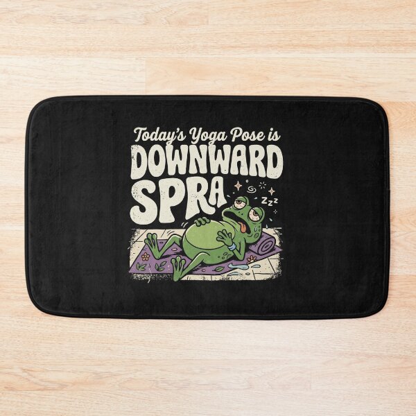 Item preview, Funny Frog Yoga Downward Sprawl Retro Workout Humor designed and sold by AdyKurniawan.