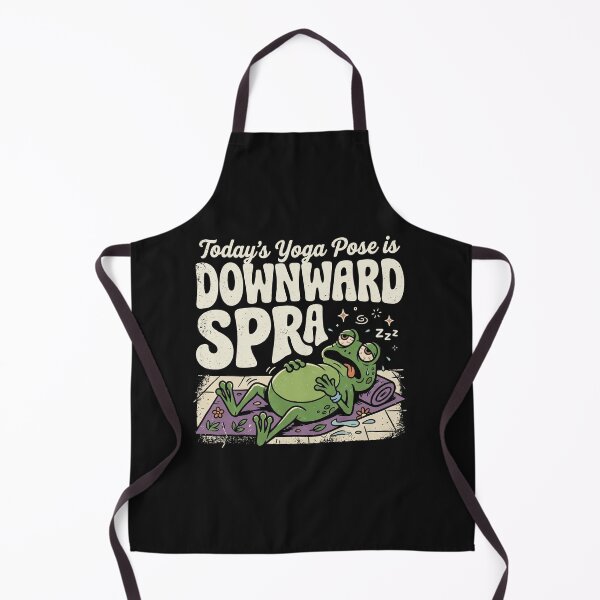 Item preview, Funny Frog Yoga Downward Sprawl Retro Workout Humor designed and sold by AdyKurniawan.