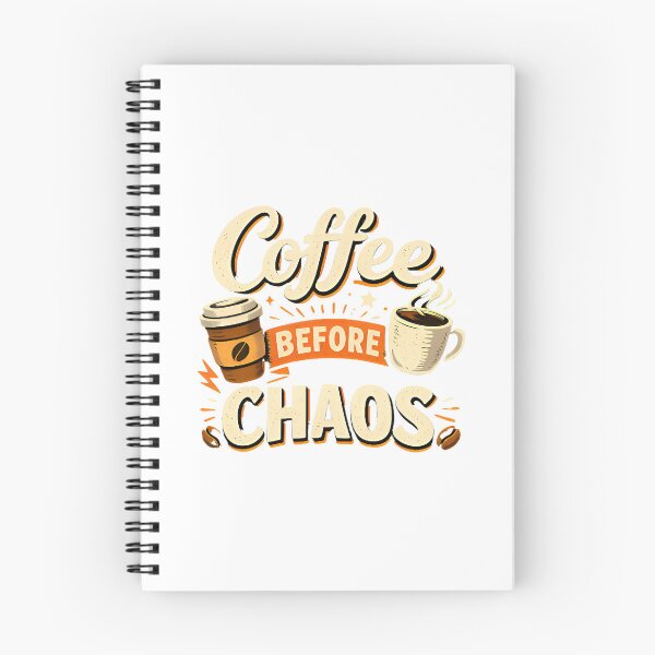 Item preview, Coffee Before Chaos Retro Vintage Coffee designed and sold by RYAN48011.
