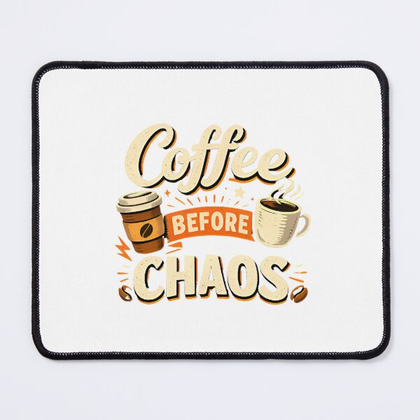 Item preview, Coffee Before Chaos Retro Vintage Coffee designed and sold by RYAN48011.