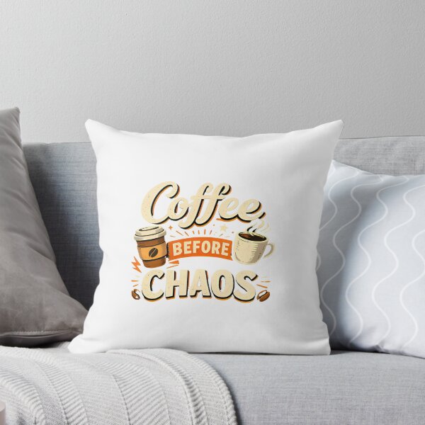 Item preview, Coffee Before Chaos Retro Vintage Coffee designed and sold by RYAN48011.