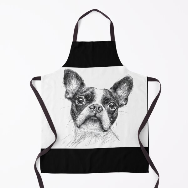 Item preview, Boston Terrier doggie illustration  designed and sold by Roxane Bay.