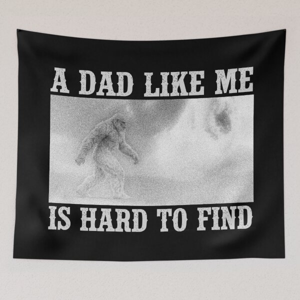 Item preview, A Dad Like Me Is Hard To Find - Funny Vintage Yeti Abominable Snowman designed and sold by stylestitch7tees.