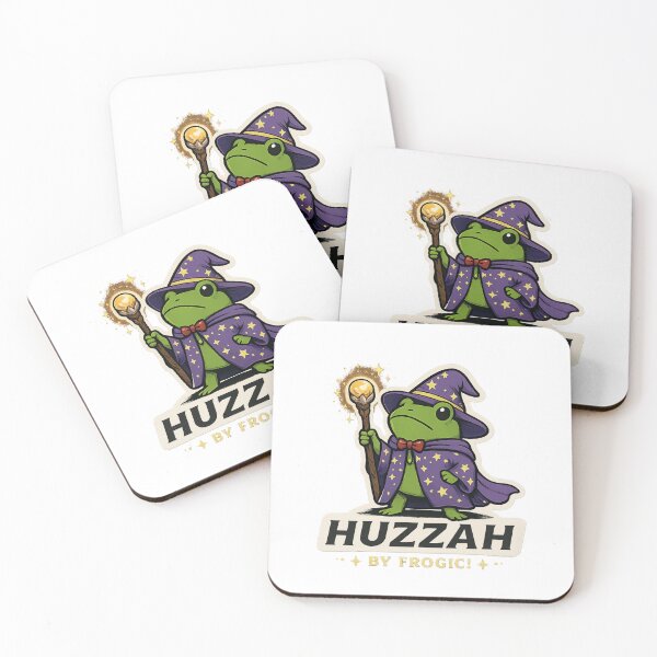 Item preview, Huzzah Wizard Frog Shirt, Medieval Frog Mage Tee, Funny Fantasy Frog T-Shirt, DnD Wizard Frog Gift, Cute RPG Meme Shirt designed and sold by Williams Anderson.