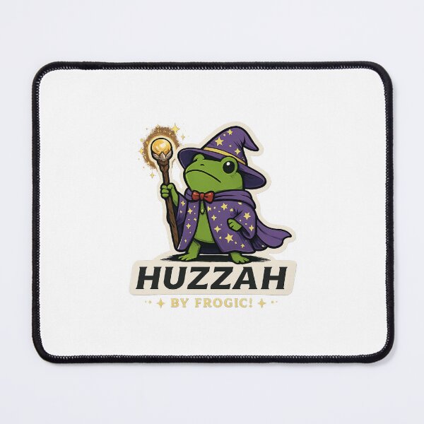 Item preview, Huzzah Wizard Frog Shirt, Medieval Frog Mage Tee, Funny Fantasy Frog T-Shirt, DnD Wizard Frog Gift, Cute RPG Meme Shirt designed and sold by Williams Anderson.