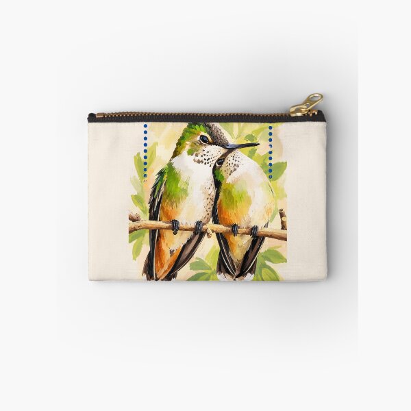 Item preview, Tropical Hummingbirds Watercolor Illustration | Cuban Zunzunes Bird Art designed and sold by Islabonita..
