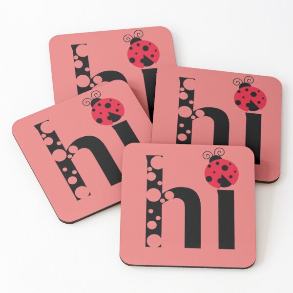 Item preview, hi ladybug designed and sold by Islandflowers.