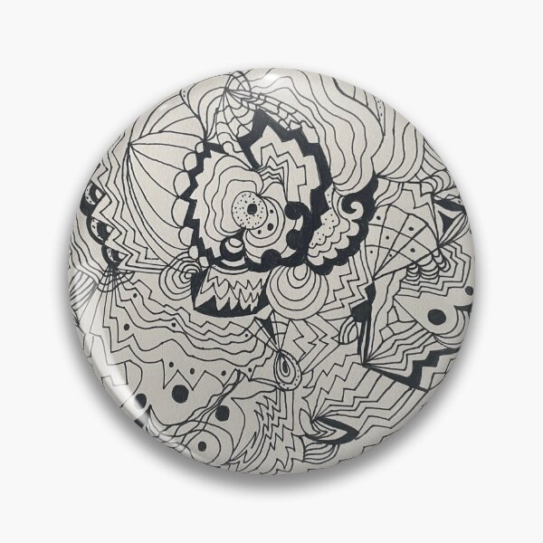 Item preview, Pen and ink zentangle  designed and sold by Mind-Unraveled.
