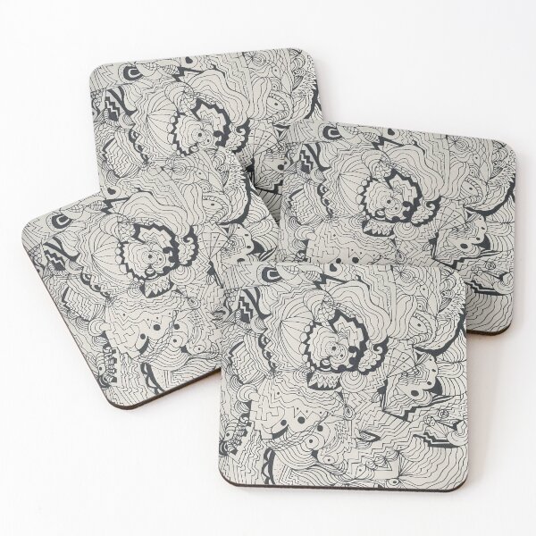 Item preview, Pen and ink zentangle  designed and sold by Mind-Unraveled.