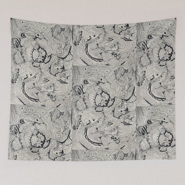 Item preview, Pen and ink zentangle  designed and sold by Mind-Unraveled.
