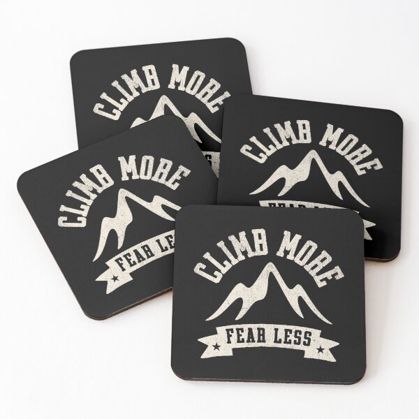 Item preview, Climb More Fear Less Mountain Adventure designed and sold by NosandEdgy.