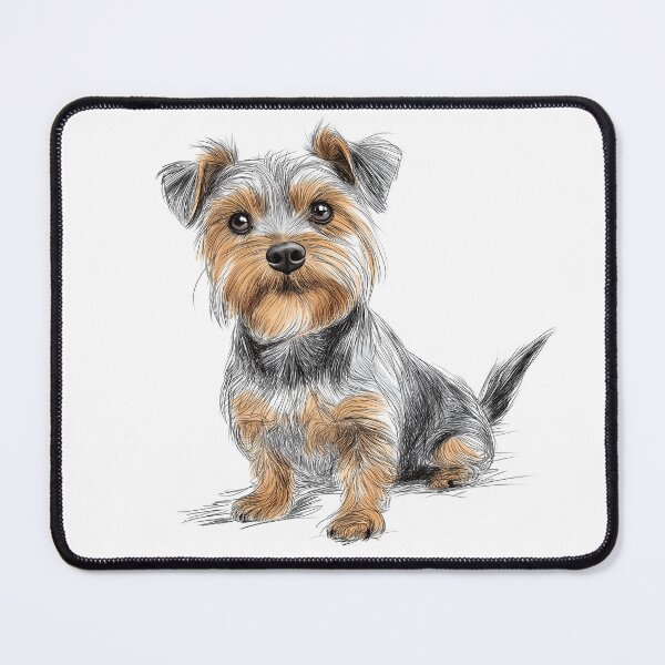 Item preview, Yorkshire Terrier doggie illustration  designed and sold by Roxane Bay.
