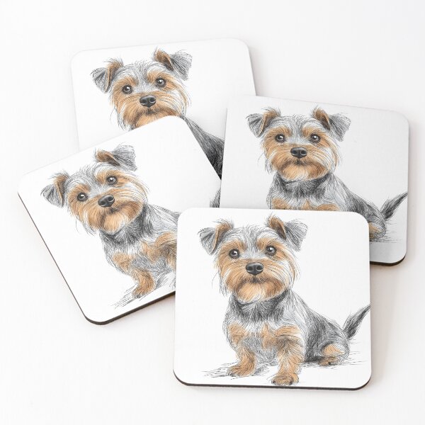 Item preview, Yorkshire Terrier doggie illustration  designed and sold by Roxane Bay.