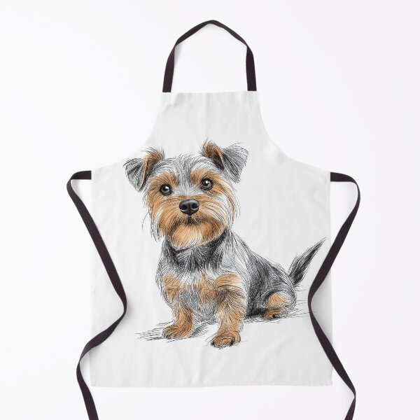 Item preview, Yorkshire Terrier doggie illustration designed and sold by Roxane Bay.