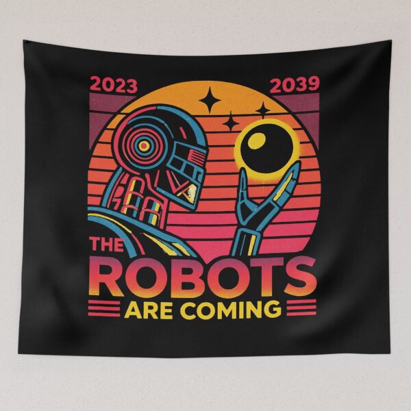 Item preview, Powered by AI Robot Design Futuristic Artificial Intelligence Tech Aesthetic Machine Learning Cyberpunk Graphic designed and sold by TEEJAMBOREE.