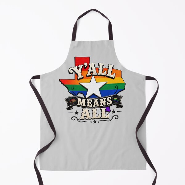 Item preview, Y’ALL MEANS ALL | Texas Pride Western LGBTQ Cowboy Graphic designed and sold by SimplyJasper.