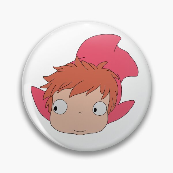Item preview, Ponyo Fish Cute Smiling Solo Illustration designed and sold by Iska-Designs.