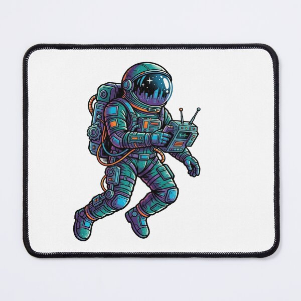 Item preview, Outrun Aesthetic Neon Spaceman Nostalgia designed and sold by Farhad Mamo.