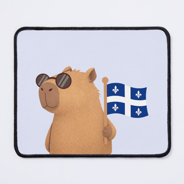 Item preview, Cute Quebec capybara designed and sold by FatBirdie.