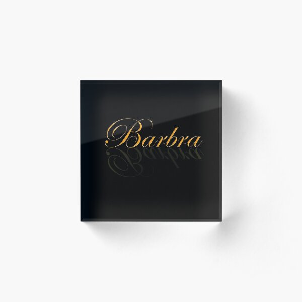 BARBRA Acrylic Block