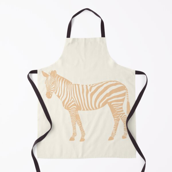 Item preview, Minimal Monochrome Zebra Line Art Scandinavian Style Animal Illustration Orange designed and sold by Nasdigitalart.
