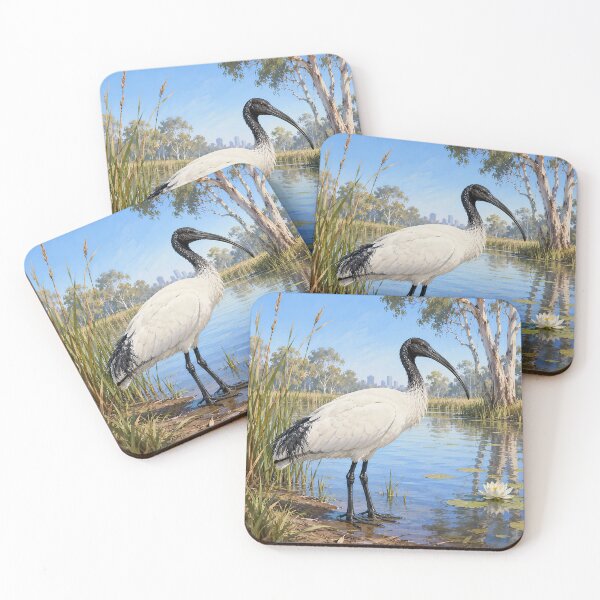 Item preview, Australian White Ibis in Wetland designed and sold by Pixel Junkies Studio.