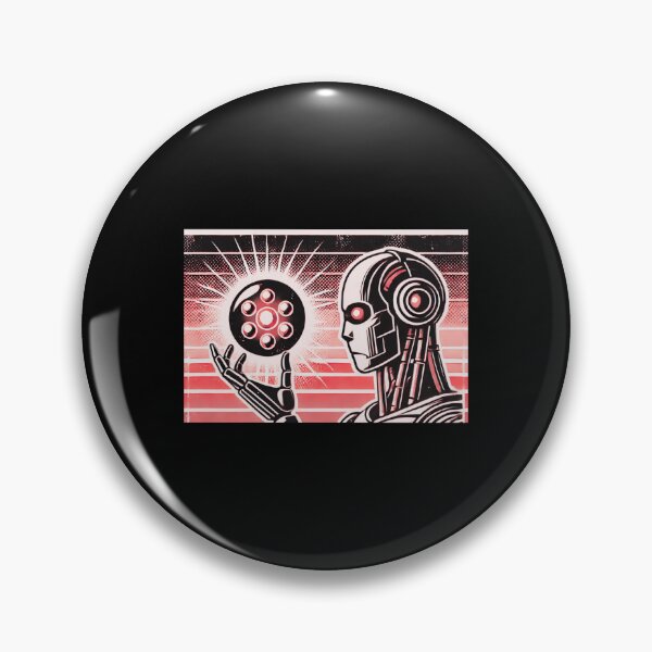 Item preview, Powered by AI Robot Design Futuristic Artificial Intelligence Tech Aesthetic Machine Learning Cyberpunk Graphic designed and sold by TEEJAMBOREE.