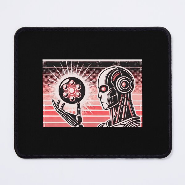 Item preview, Powered by AI Robot Design Futuristic Artificial Intelligence Tech Aesthetic Machine Learning Cyberpunk Graphic designed and sold by TEEJAMBOREE.