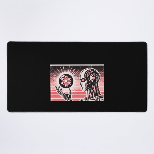 Item preview, Powered by AI Robot Design Futuristic Artificial Intelligence Tech Aesthetic Machine Learning Cyberpunk Graphic designed and sold by TEEJAMBOREE.