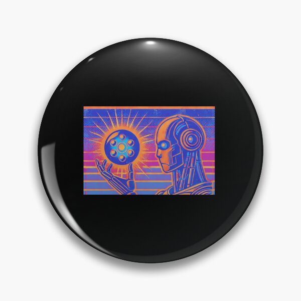 Item preview, Powered by AI Robot Design Futuristic Artificial Intelligence Tech Aesthetic Machine Learning Cyberpunk Graphic designed and sold by TEEJAMBOREE.