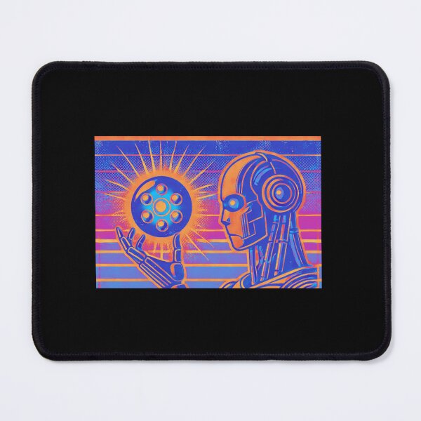 Item preview, Powered by AI Robot Design Futuristic Artificial Intelligence Tech Aesthetic Machine Learning Cyberpunk Graphic designed and sold by TEEJAMBOREE.