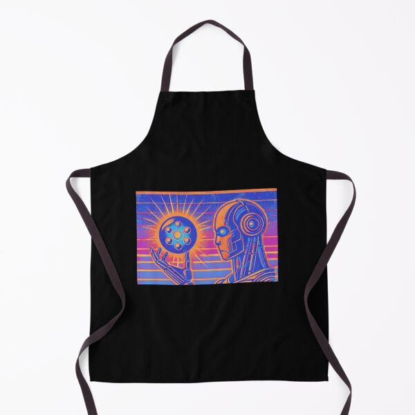 Item preview, Powered by AI Robot Design Futuristic Artificial Intelligence Tech Aesthetic Machine Learning Cyberpunk Graphic designed and sold by TEEJAMBOREE.