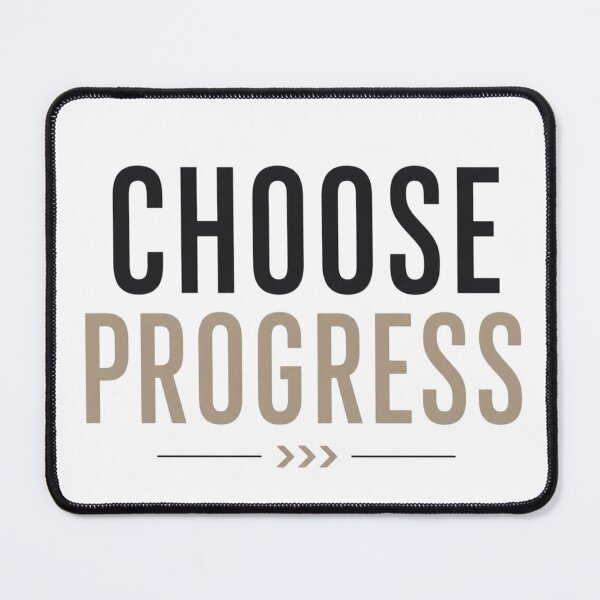 Item preview, Choose Progress | Motivational Growth Mindset Quote designed and sold by Irene Catchmind.