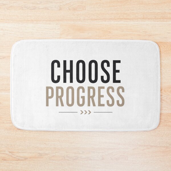 Item preview, Choose Progress | Motivational Growth Mindset Quote designed and sold by Irene Catchmind.