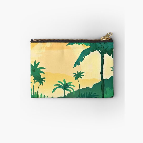 Item preview, Tropical Palm Trees Landscape At Sunrise Digital Art designed and sold by DEC02.