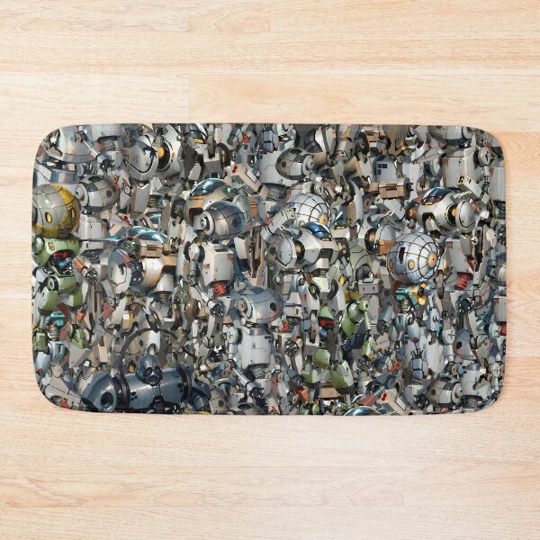Item preview, Robot junk yard designed and sold by Glenbobagins.
